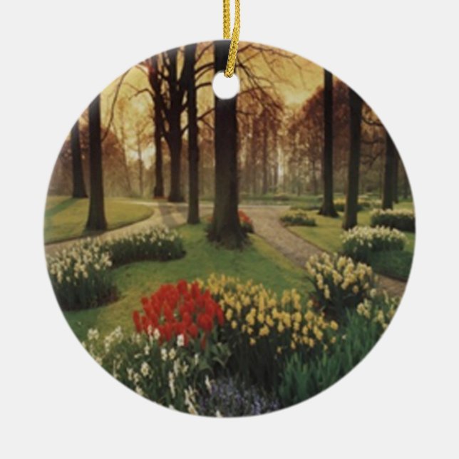 A Walk Through The Park Ornament (Front)