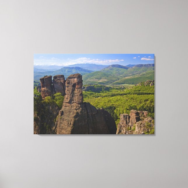 A walk throught Belogradchik Castle Ruins Canvas Print (Front)