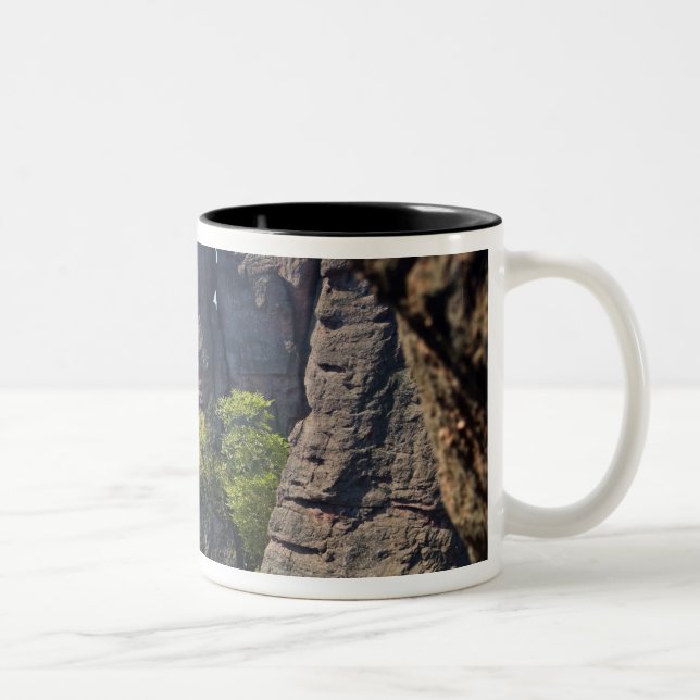 A walk throught Belogradchik Castle Ruins Two-Tone Coffee Mug (Right)