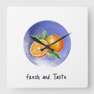 A wall clock for a home that loves freshness 