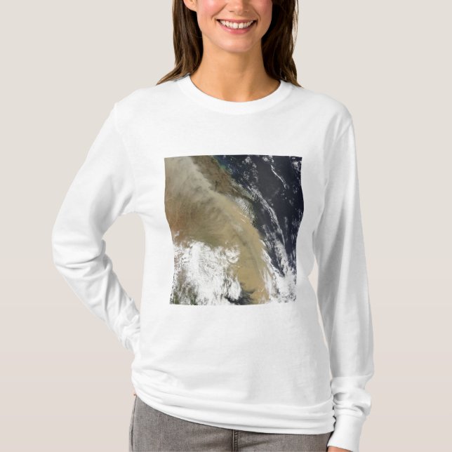 A wall of dust stretched from northern Queensla T-Shirt (Front)