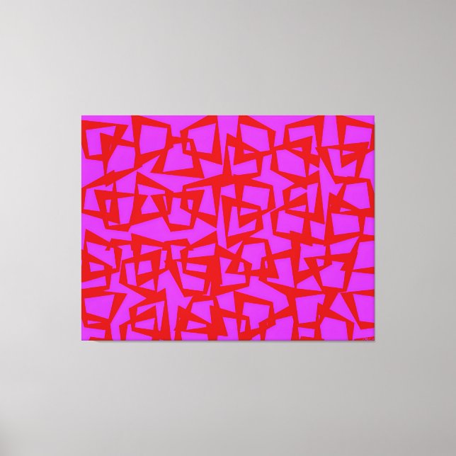 A Wall of Quarter-Century Modernism Canvas Print (Front)