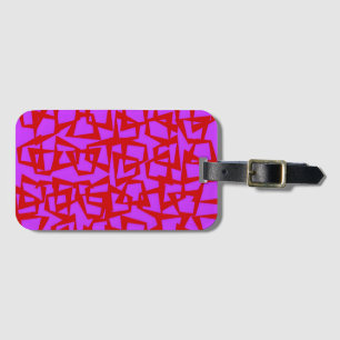 A Wall of Quarter-Century Modernism Luggage Tag