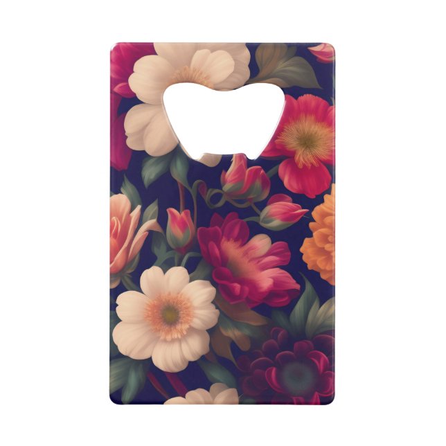 A wallpaper with a floral pattern  (Front)