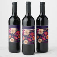 A wallpaper with a floral pattern 