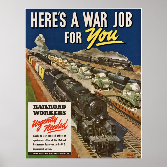 A War Job For You Poster (Front)