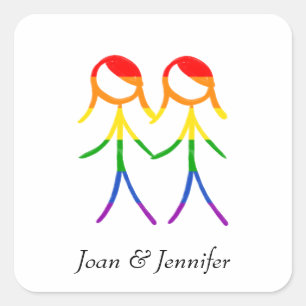 A Warm Welcome Square Sticker