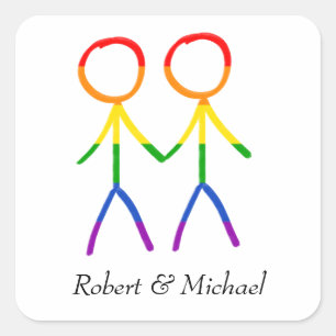 A Warm Welcome Square Sticker