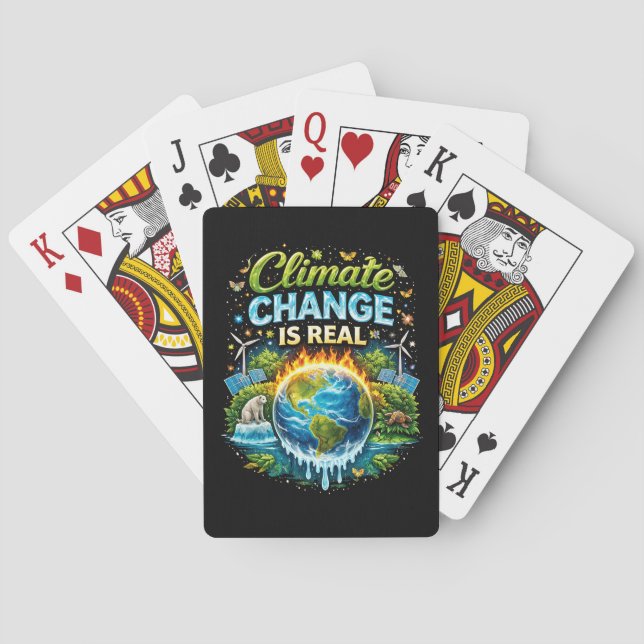 A Warming World Playing Cards (Back)