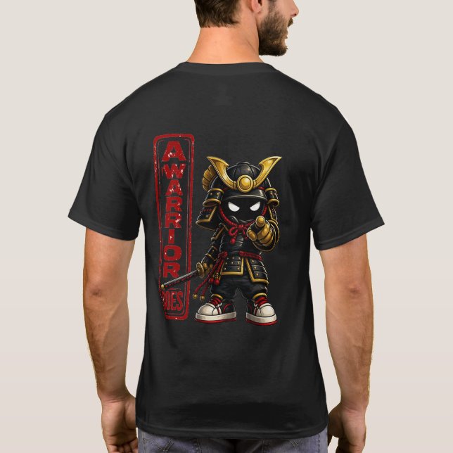 A Warrior Does Pointing Bushi Shirt (Back)