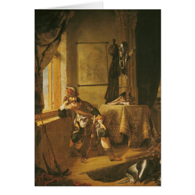 A Warrior in Thought (Front)