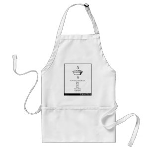 A was once an apple-pie standard apron