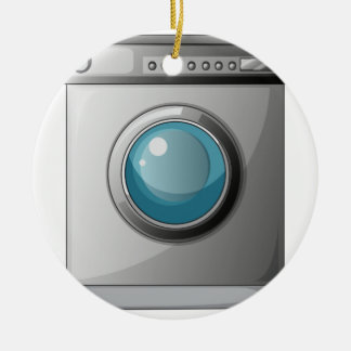 A washing machine ceramic tree decoration