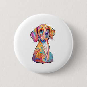 A Watercolor Dog 6 Cm Round Badge