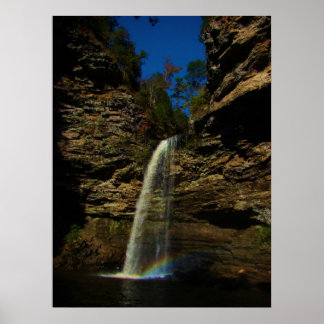 A waterfall poster