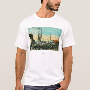 A Waterfront Departure for Alaska Scene T-Shirt