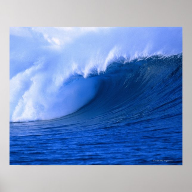 a wave crashing poster (Front)