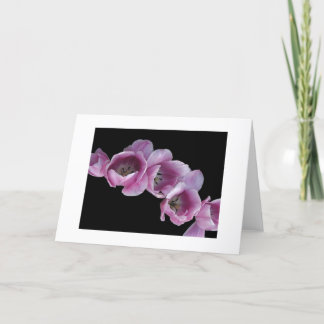 "A Wave of Purple Tulips" Card