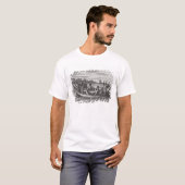 A Wealthy Mandarin Dining in a Boat, illustration T-Shirt (Front Full)