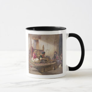 A weaver in Esna, one of 24 illustrations produced Mug