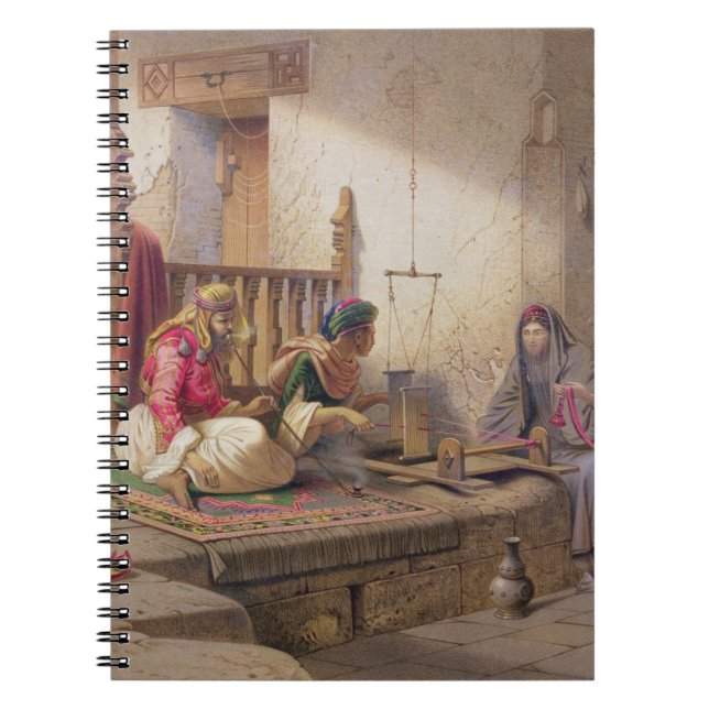 A weaver in Esna, one of 24 illustrations produced Spiral Notebook (Front)