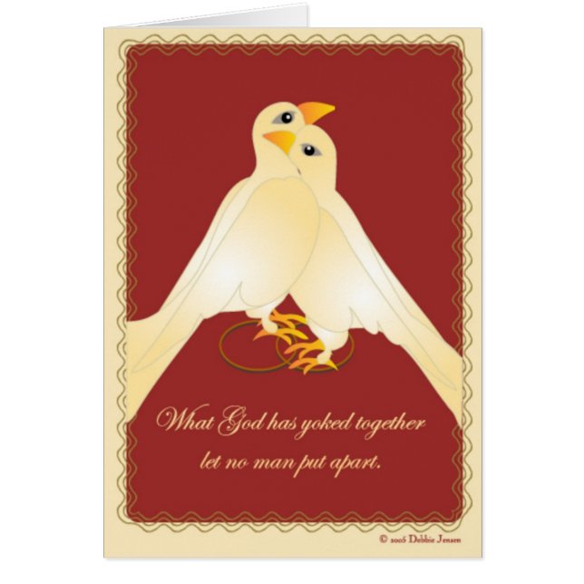 A Wedding Day Card by Debbie Jensen (Front)