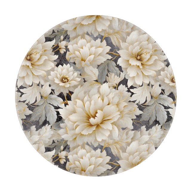 A Wedding Floral Series Design 10 Cutting Board (Front)