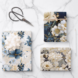 A Wedding Floral Series Design 12 Wrapping Paper Sheet