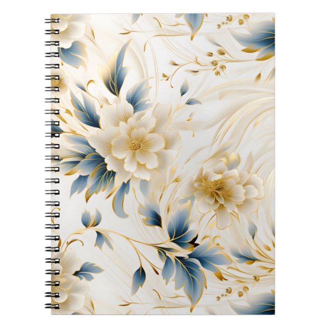 A Wedding Floral Series Design 1 Notebook (Front)