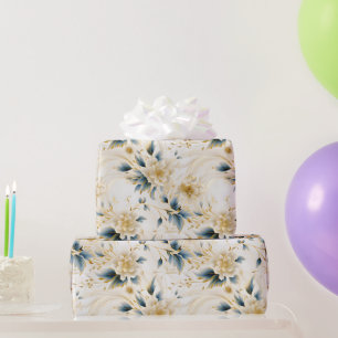 A Wedding Floral Series Design 1 Wrapping Paper