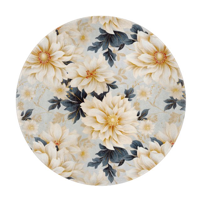 A Wedding Floral Series Design 2 Cutting Board (Front)