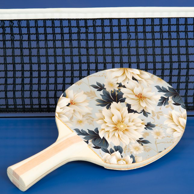 A Wedding Floral Series Design 2 Ping Pong Paddle (Insitu)