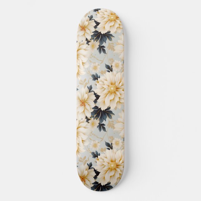 A Wedding Floral Series Design 2 Skateboard (Front)