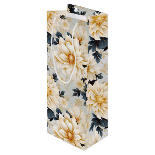 A Wedding Floral Series Design 2 Wine Gift Bag