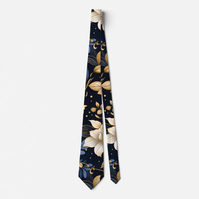 A Wedding Floral Series Design 6 Tie (Front)