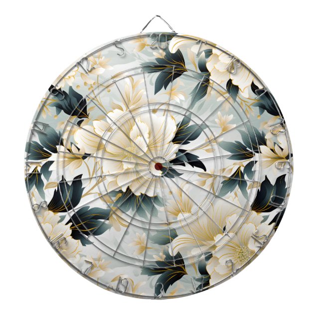 A Wedding Floral Series Design 7 Dartboard (Front)