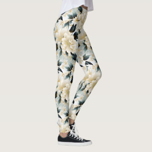 A Wedding Floral Series Design 7 Leggings