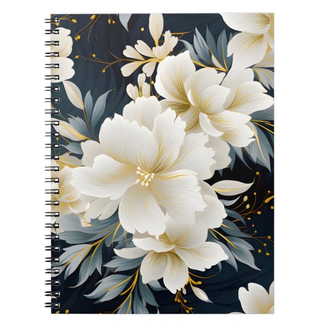 A Wedding Floral Series Design 8 Notebook (Front)