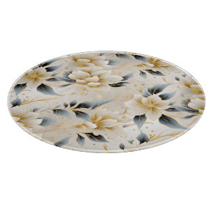 A Wedding Floral Series Design 9 Cutting Board