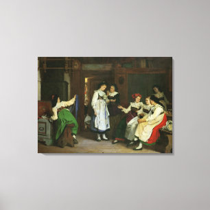 A Wedding in Lower Alsace Canvas Print