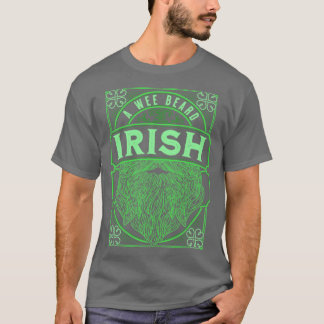 A Wee Bit Irish A Wee Beard Irish Saint Patricks D T-Shirt
