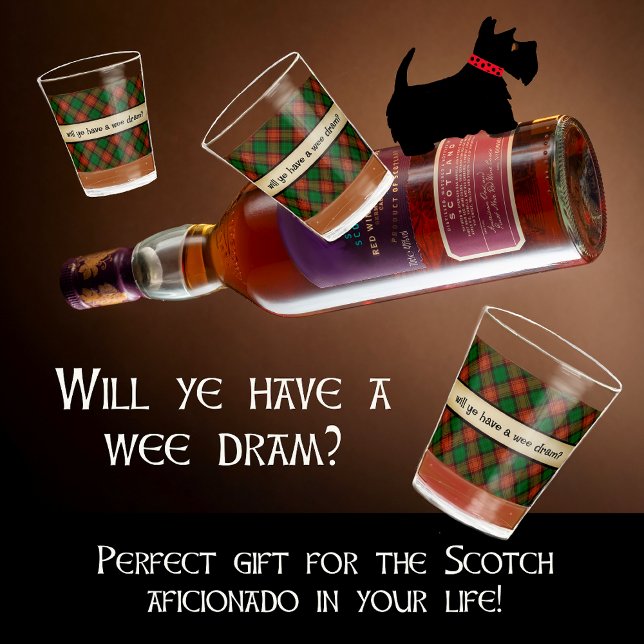 A Wee Dram of Scotch  Shot Glass (Creator Uploaded)