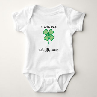 A wee one with BIG dreams baby bodysuit