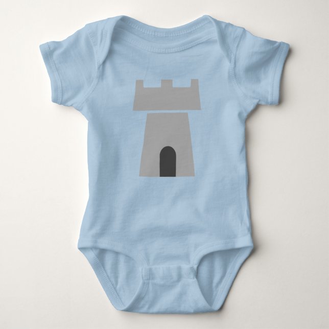 A Wee One's Fantasy Tower Baby Bodysuit (Front)
