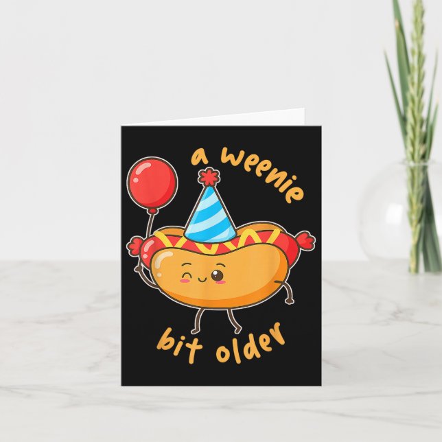A Weenie Bit Older Apparel Kawaii Party  Card (Front)