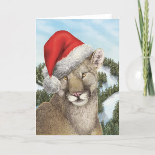 A West Coast Christmas: Cougar Holiday Card