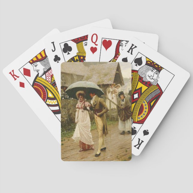 A Wet Sunday Morning Playing Cards (Back)