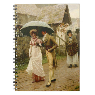 A Wet Sunday Morning Spiral Notebook