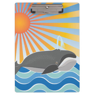 A Whale of a Good Time Clipboard