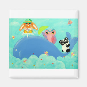 A Whale Of A Time! Magnet